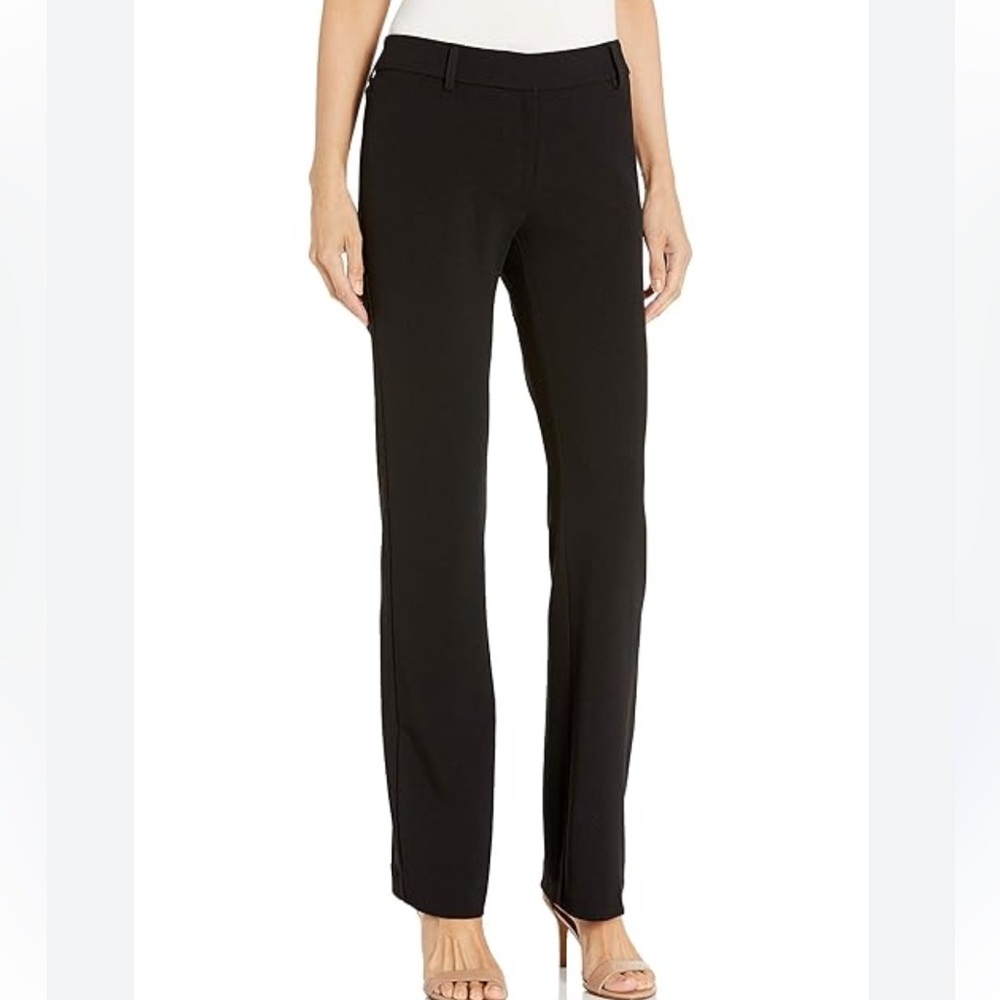 Chaus Dress Pants Women's Black pull on Career Work Casual size L NWT